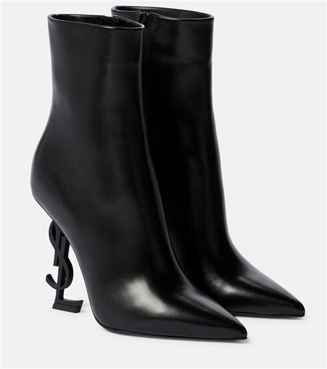 ysl opyum ankle boots|saint laurent ysl booties.